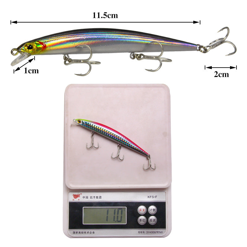 Shallow-Running Minnow Bass Lure – 4.5"