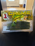 Creme Watermelon Red 5 inch stick worms 5 pack
