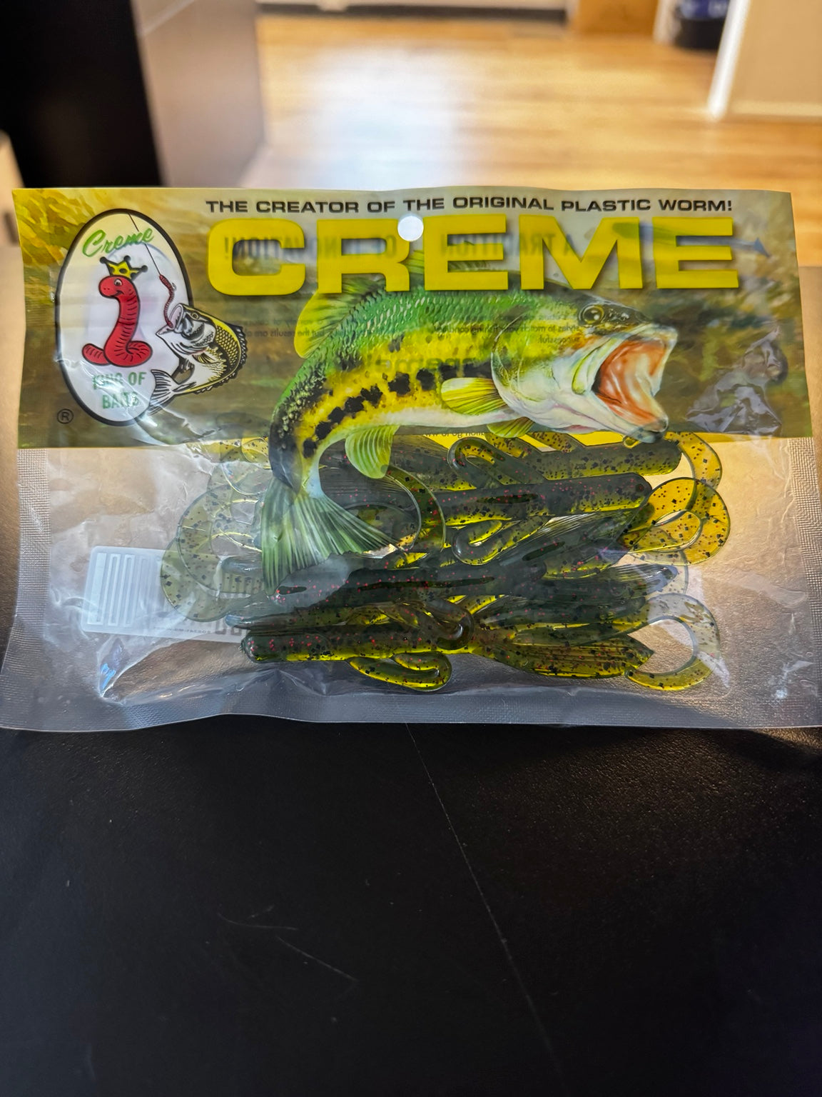 Creme 4 inch creature baits Watermelon Red 5 pack