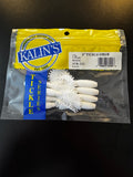 Kalin's Tickle Grub 3 inch White 8 pack