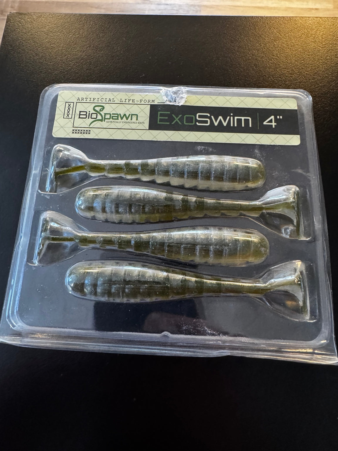 BioSpawn ExoSwim 4 inch paddle tail swimbaits