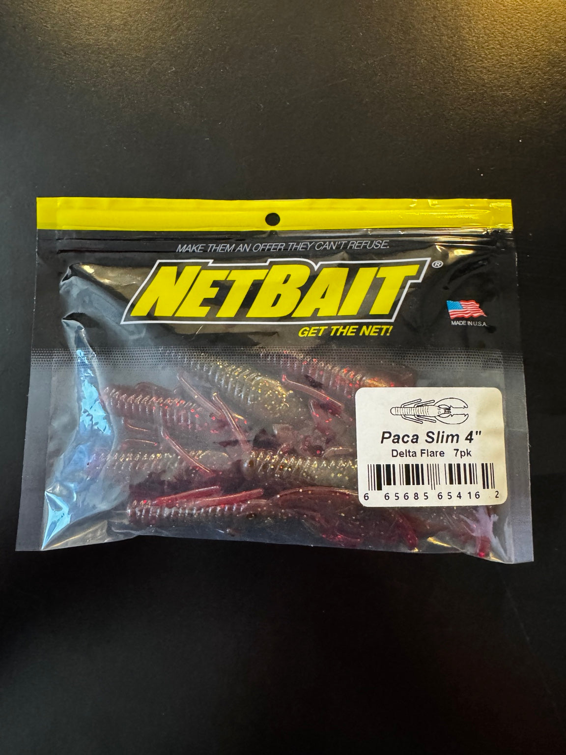 NetBait Paca Slim 4 inch Delta Flare 7 pack