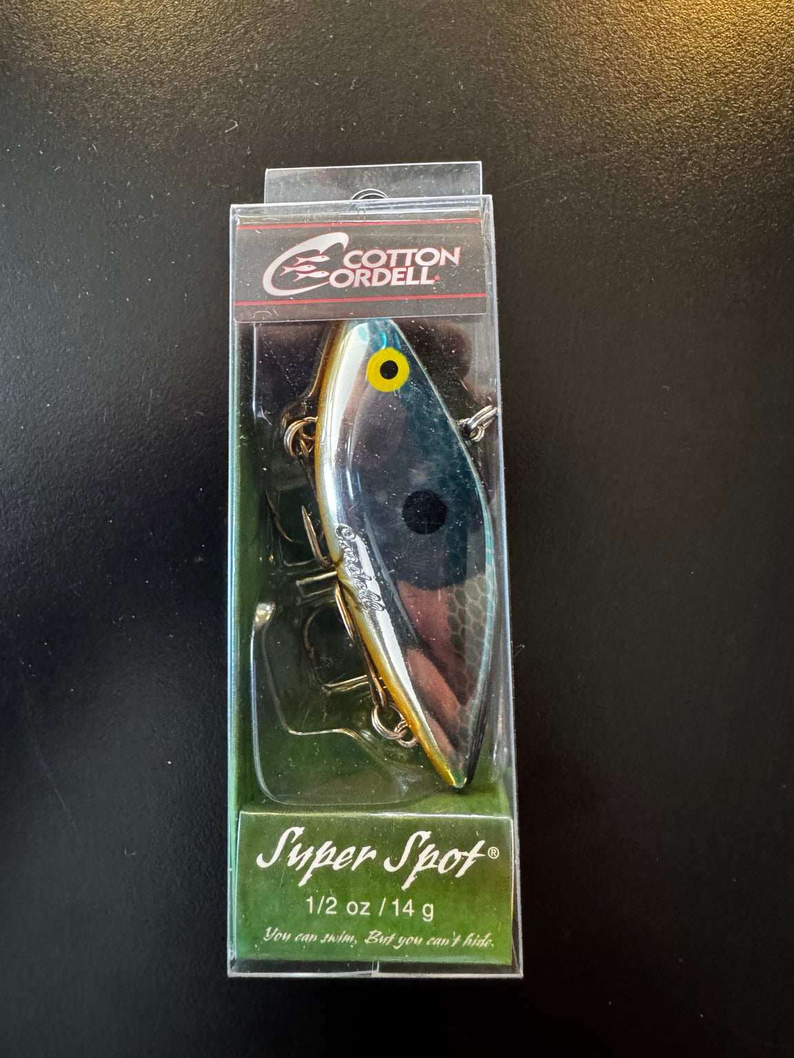Cotton Cordell Super Spot 1/2 oz chrome blue back