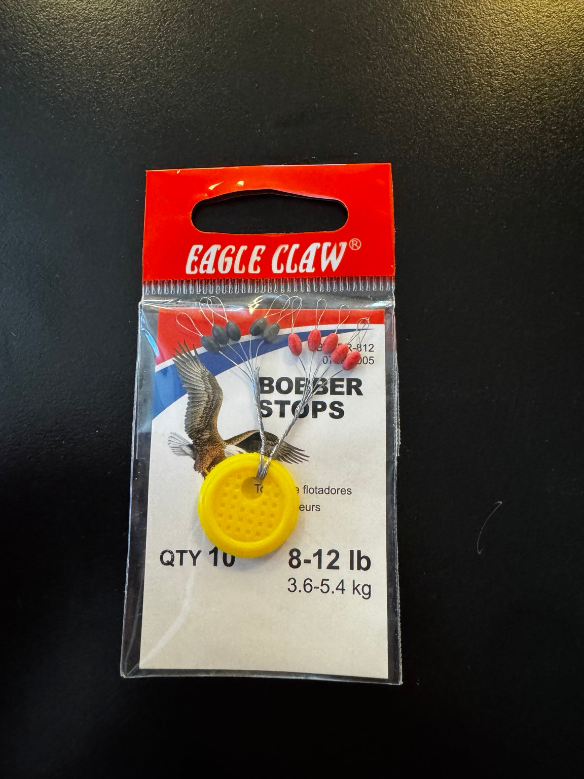 Eagle Claw Bobber Stops 8–12 lb 10 count