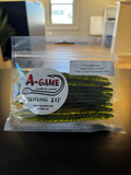 A-Game Custom Lures 5-inch Bubba Stick in Watermelon Candy, 10-count package